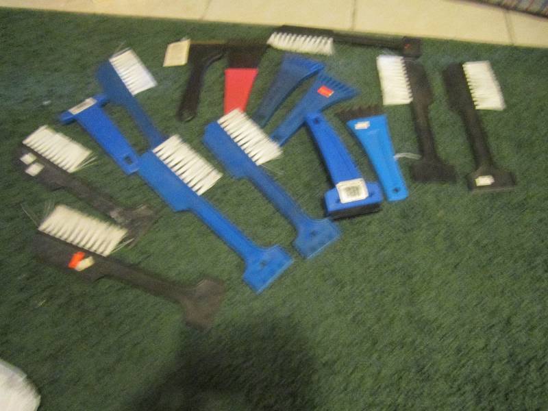lot 230 image: brushes and srapers...