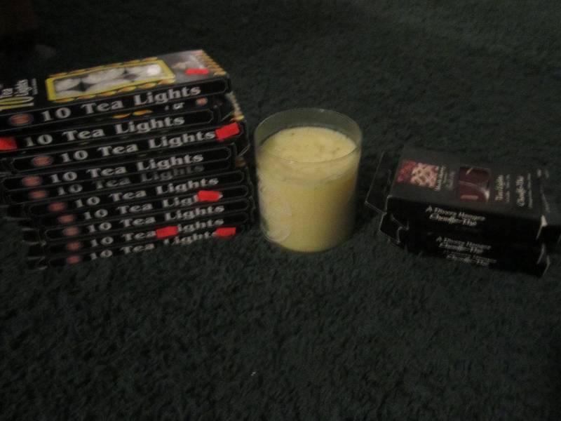 lot 234 image: mixed candles...
