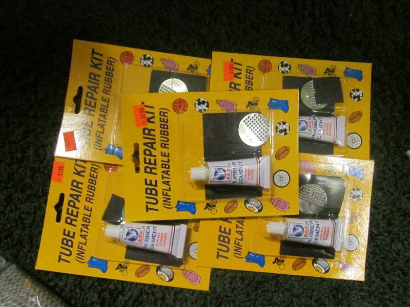 lot 236 image: tube repair kits qty 5...