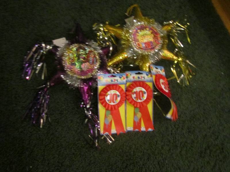 lot 262 image: lot of 10 year old birthday pins an...