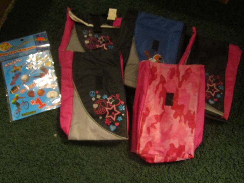 lot 272 image: lot of lunch boxes and locker magne...