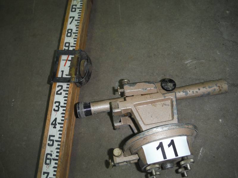 Almost Vintage Survayor,s scope and elevation stick
