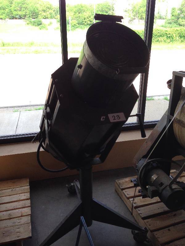 Old theater spotlight