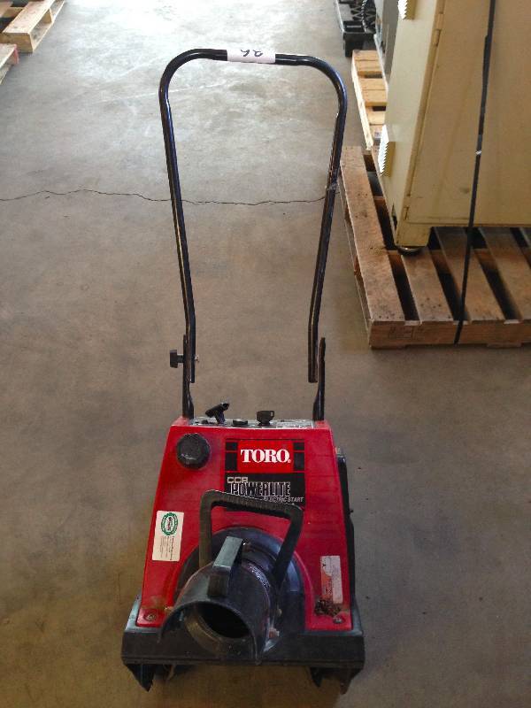 Toro Powerlite snow blower.