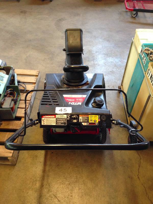 MTD snow blower