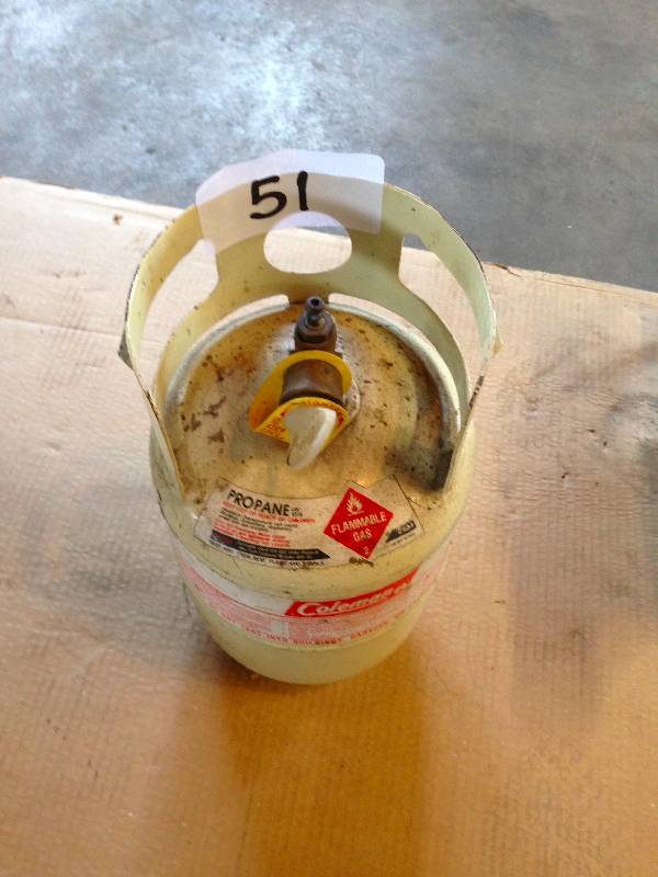 Coleman propane tank