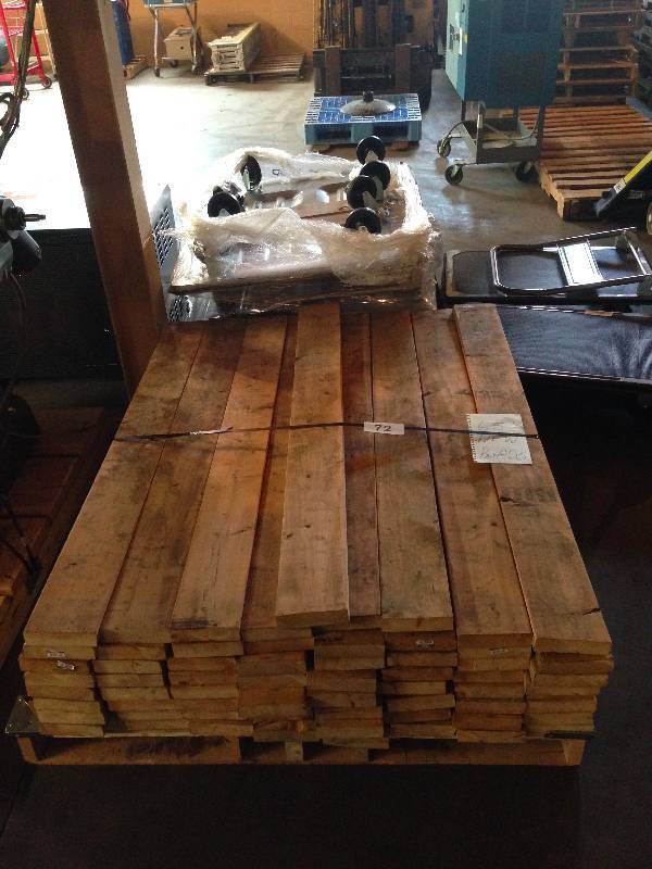 Pallet lot of boards