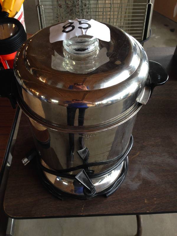 Coffee brew-n-serve pot