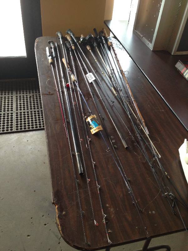 Lot of misc. fishing poles