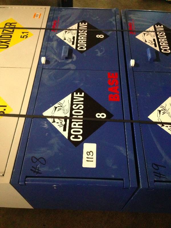 Corrosive  acid cabinet