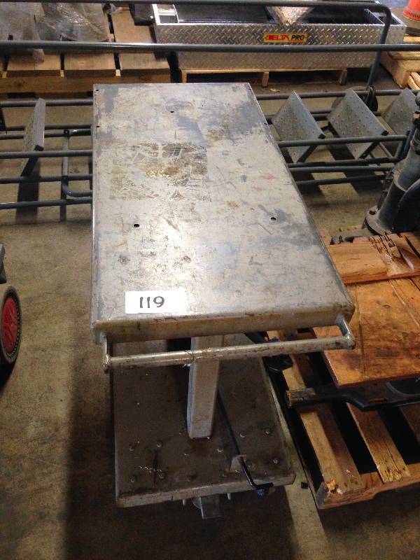 Die lifting table