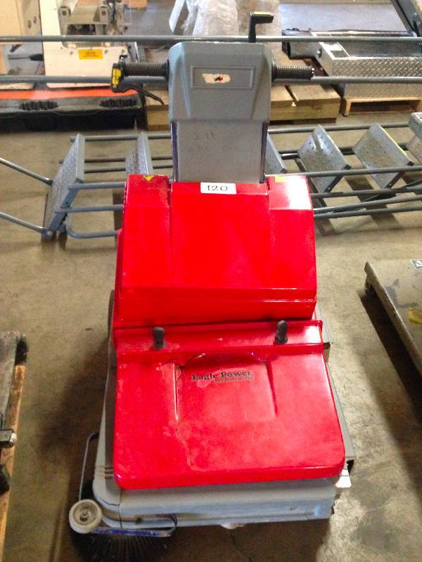 Eagle powered floor sweeper