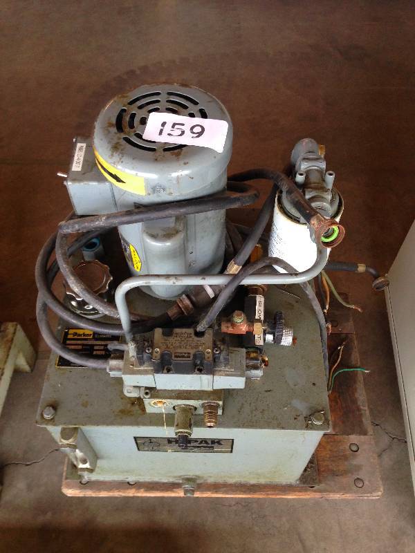 Small Parker hydraulic unit