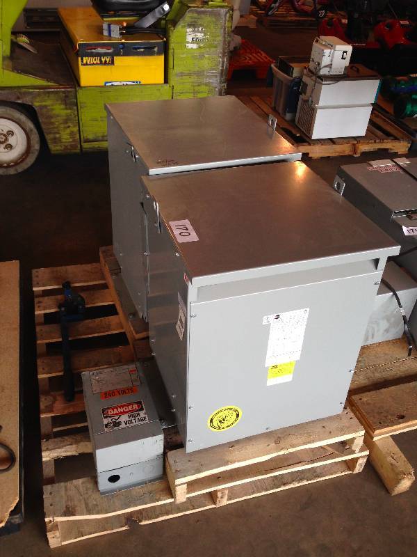 Pallet lot of transformers