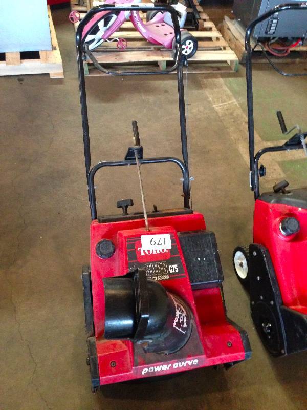 Toro snow blower.