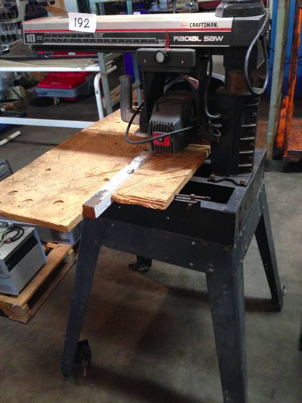 Craftsman radial arm saw