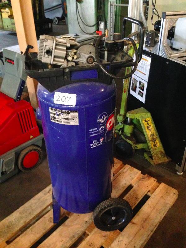 Campbell Hausfeld upright air compressor