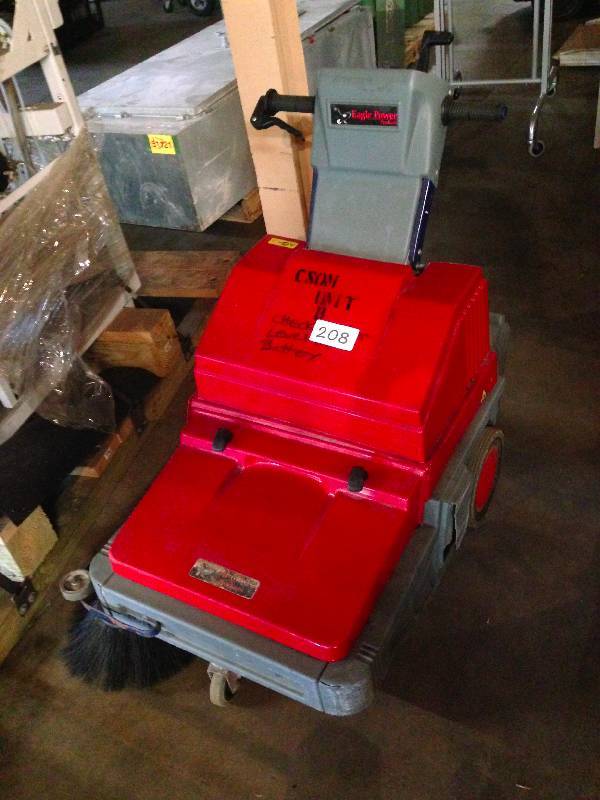 Eagle powered floor sweeper
