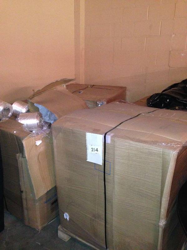 4 large gaylord box lot of string
