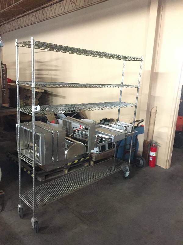 Metro rack with contents