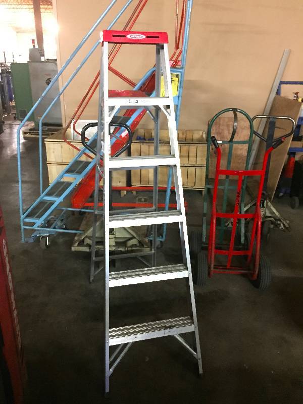 Werner aluminum step ladder
