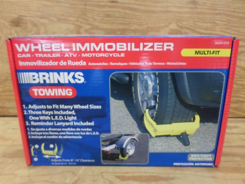 New Brinks Wheel Immobilizer Traile...