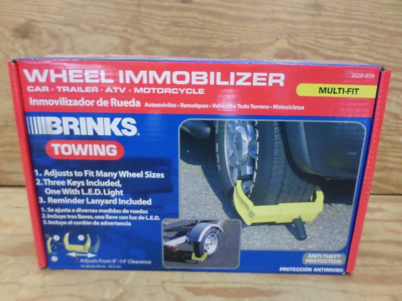 New Brinks Wheel Immobilizer Traile...