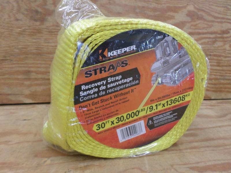 New Keeper 30ft 30000# Recovery Str...