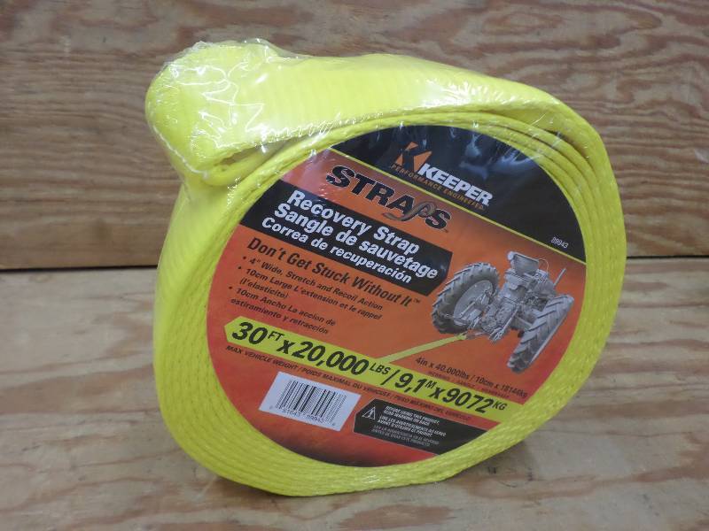 New Keeper 30ft 20000# Recovery Str...