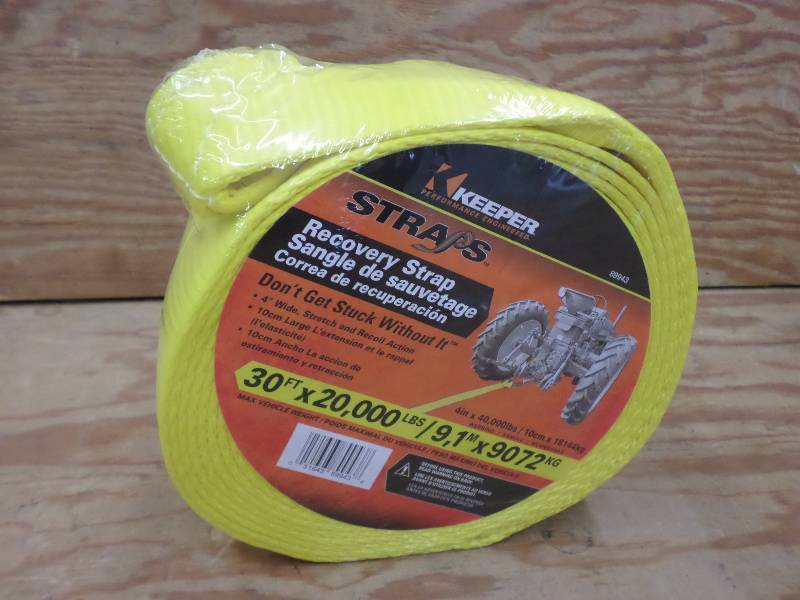 New Keeper 30ft 20000# Recovery Str...
