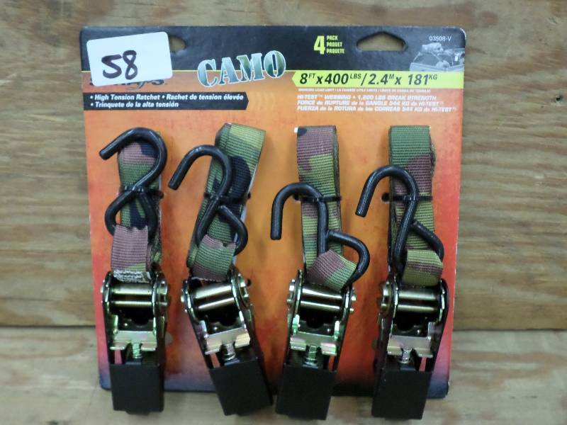 New Keeper 4-Pack Of 8ft 400# Ratch...