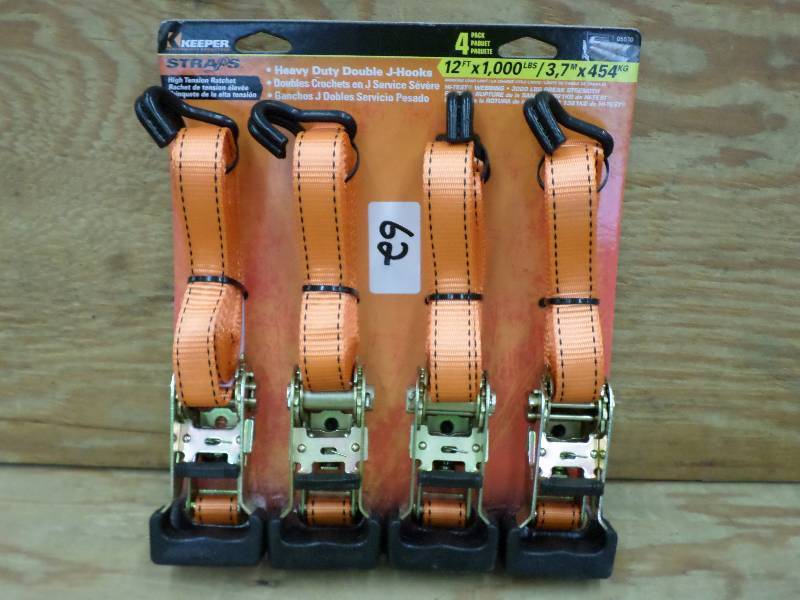 New Keeper 4-Pack Of 12ft 1000# Rat...