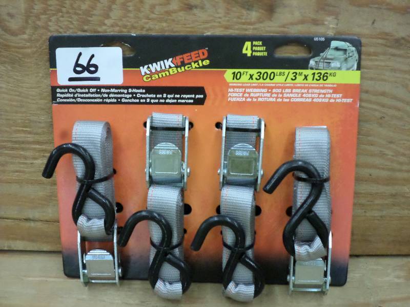 New Keeper 4-Pack Of 10ft 300# Stra...