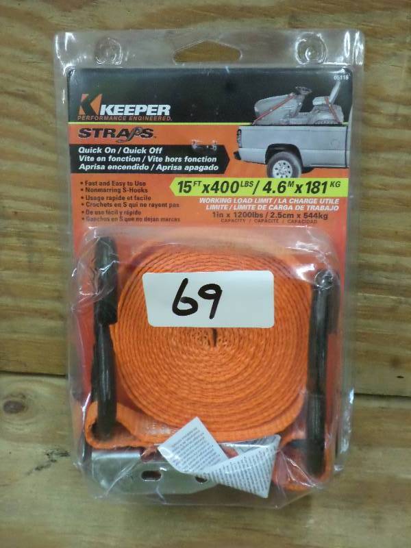 New Keeper 15ft 400# Strap ...