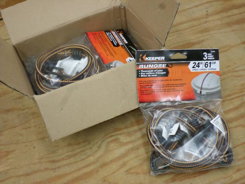 (4) New 3-Packs Of 24 Bungee Cords...