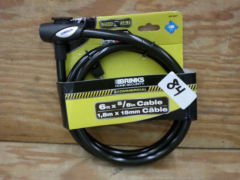 New Brinks 58x6ft Locking Cable ...