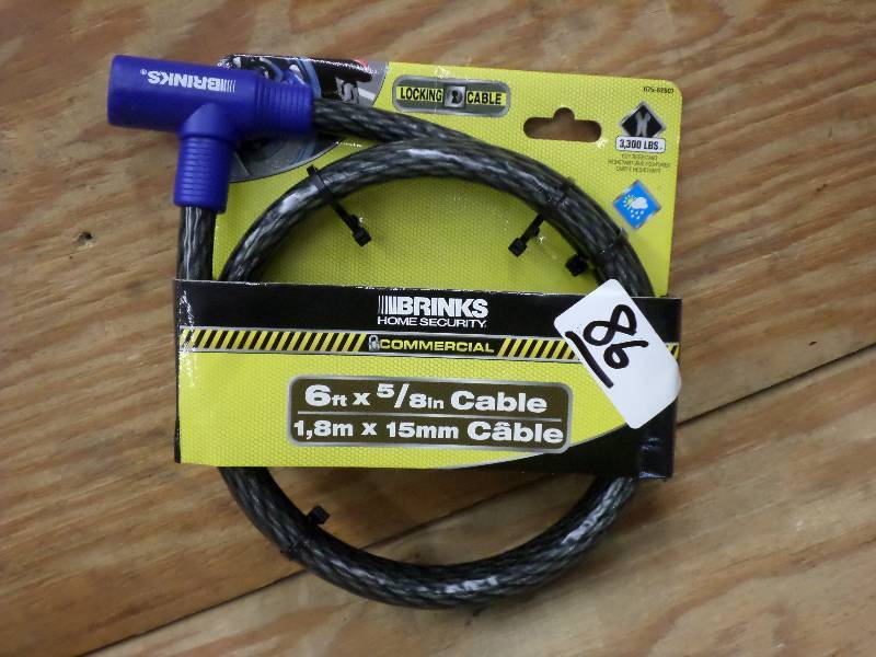 New Brinks 58x6ft Locking Cable ...