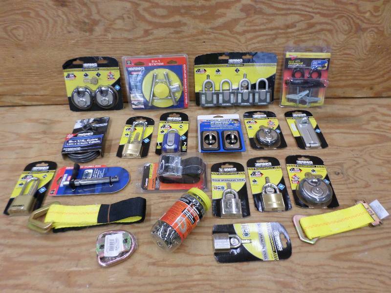 Large Lot Of New Products Brinks P...