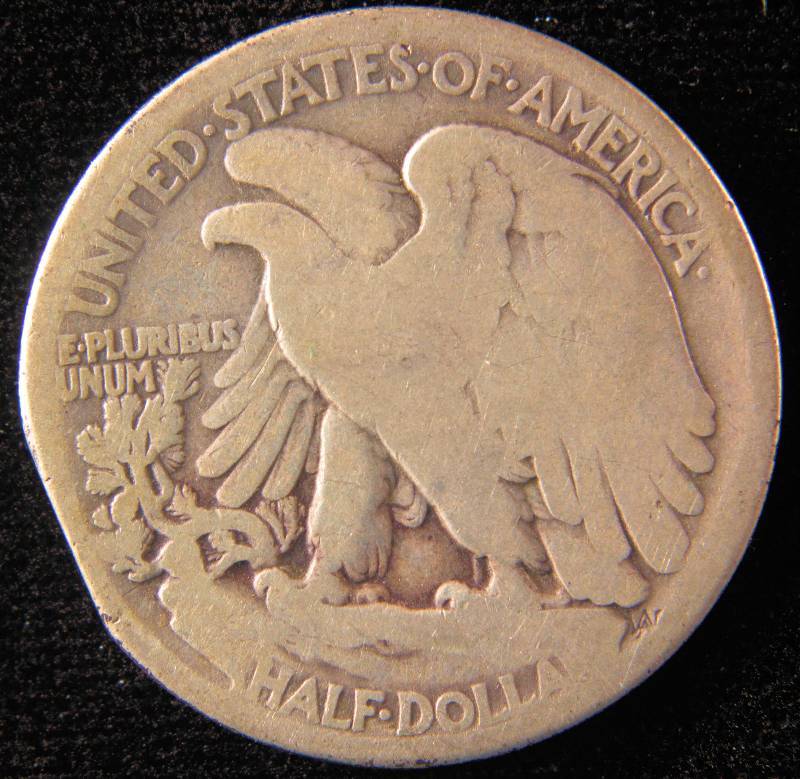 1916 WALKING LIBERTY SILVER HALF DOLLAR
