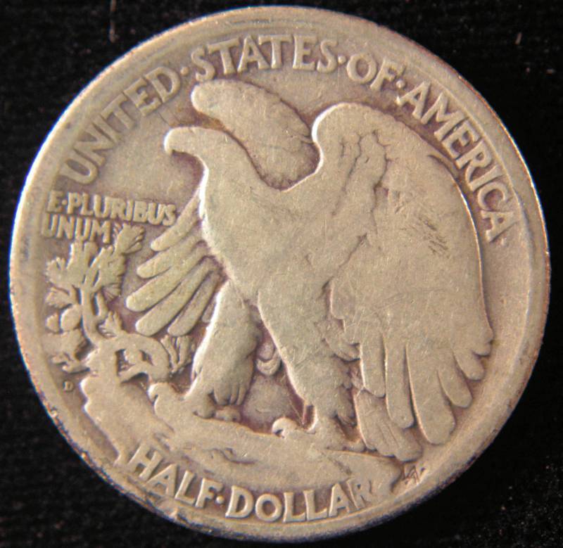 1920 D WALKING LIBERTY SILVER HALF