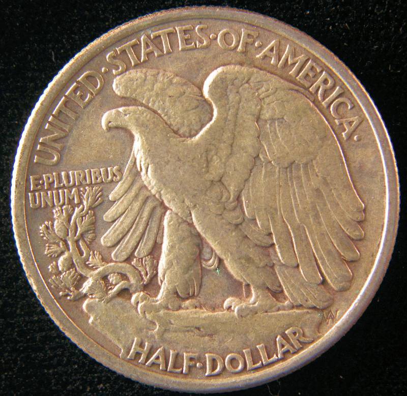1941 WALKING LIBERTY SILVER HALF VF