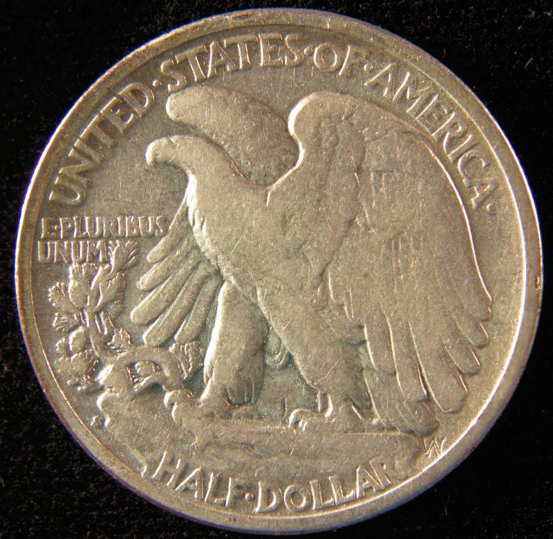 1941 S WALKING LIBERTY SILVER HALF FINE DETAILS