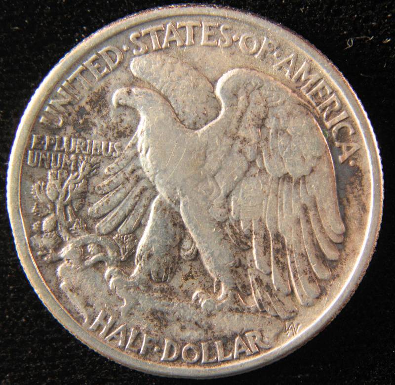 1947 WALKING LIBERTY SILVER HALF FINE