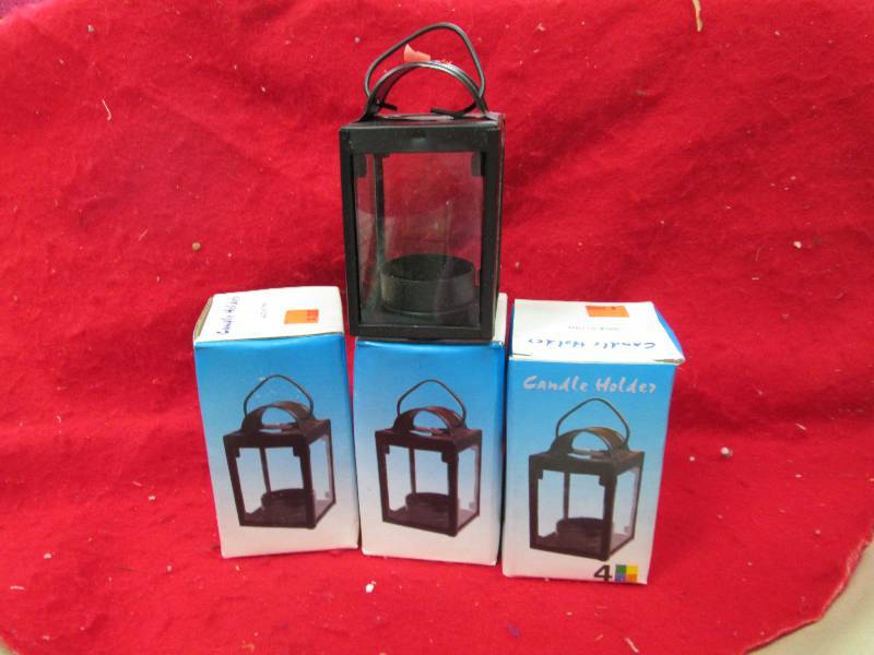 Qty 4 Candle Holders...