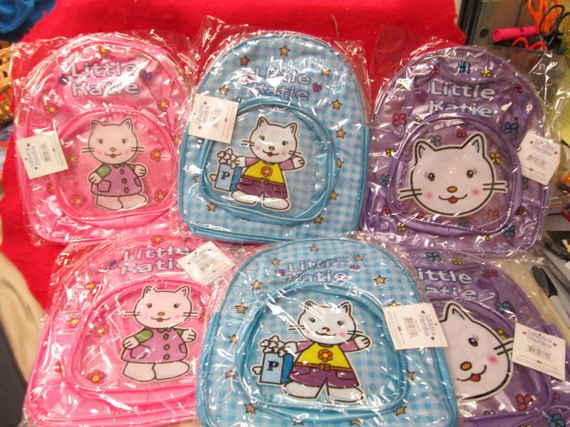 Qty 6 Little Katie back packs...