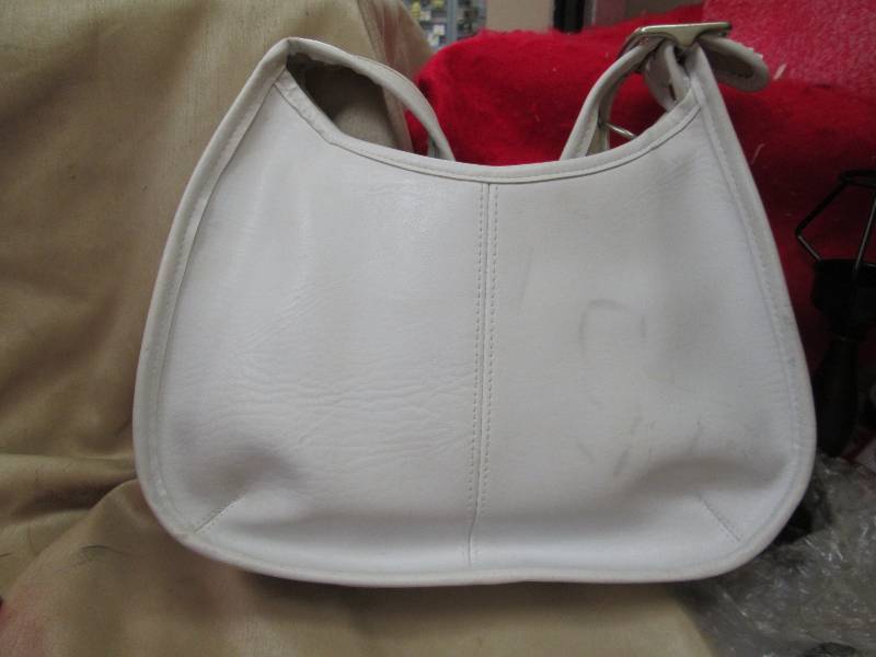 White purse...