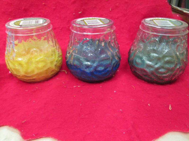 Qty 3 Summer lights candle chandell...
