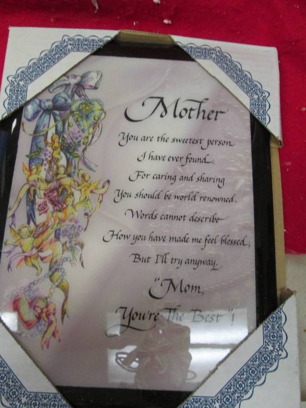 Mother plaque that says Mother you ...