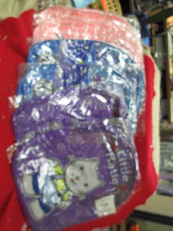 Qty 6 Little Katie back packs purpl...