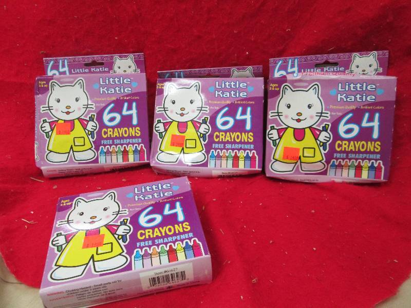 Qty 4 Little Katie 64 Crayons with ...
